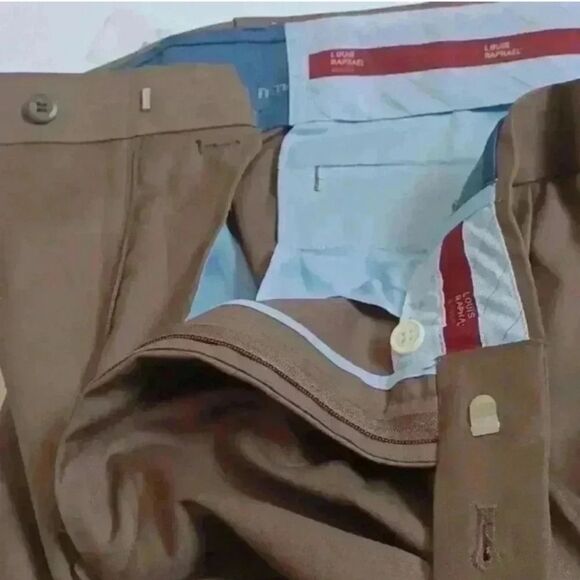 LOUIS RAPHAEL Bosso Flat Front Suit Separate Pant - Picture 12 of 15